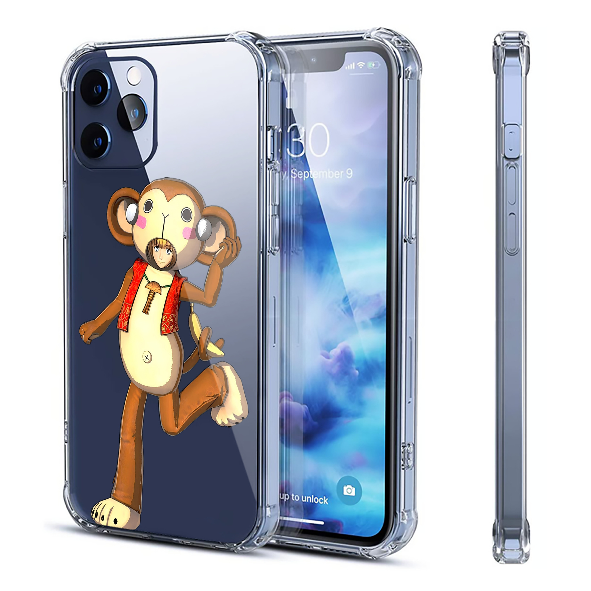 （画像用） 進撃の巨人 アルミン·アルレルト Attack on Titan Armin Arlert 【iPhone 12シリーズ対応】透明スマホケース（クリアソフトケース）
